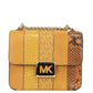 Michael Kors Sonia Small Marigold Square Shoulder Crossbody Bag