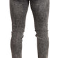 Dolce & Gabbana Elegant Slim Fit Gray Washed Jeans