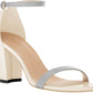 Stuart Weitzman White Calfskin Women Sandal