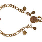 Dolce & Gabbana Elegant Floral Crystal Necklace