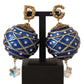 Dolce & Gabbana Dazzling Festive Crystal Clip-On Earrings