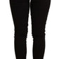 Dolce & Gabbana Chic Mid Waist Skinny Black Denim