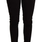 Dolce & Gabbana Chic Mid Waist Skinny Black Denim