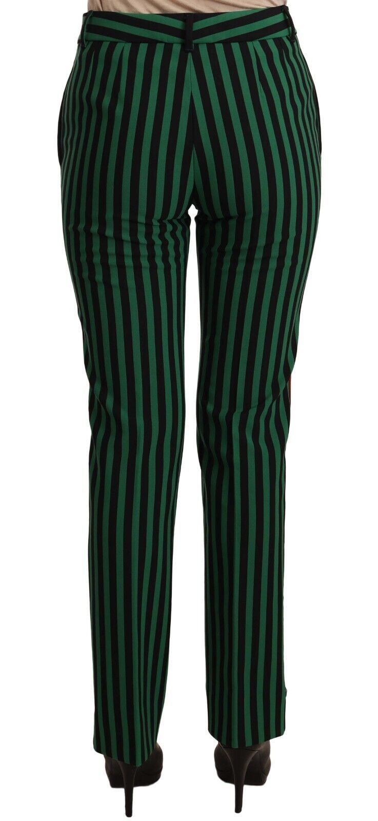 Dolce & Gabbana Elegant Striped Stretch Trousers