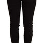 Dolce & Gabbana Sleek Mid-Waist Black Skinny Jeans