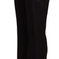 Dolce & Gabbana Elegant High-Waist Black Trousers