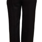 Dolce & Gabbana Elegant High-Waist Black Trousers