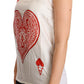 Dolce & Gabbana Elegant Sleeveless Ace of Hearts Tank Top