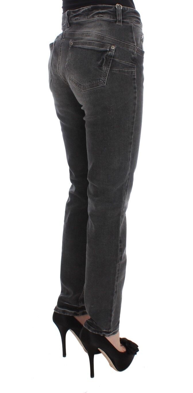 Ermanno Scervino Elegant Gray Regular Fit Jeans