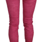 Dolce & Gabbana Chic Pink Mid Waist Skinny Pants