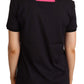 Dolce & Gabbana Elegant Black Cotton Logo Tee