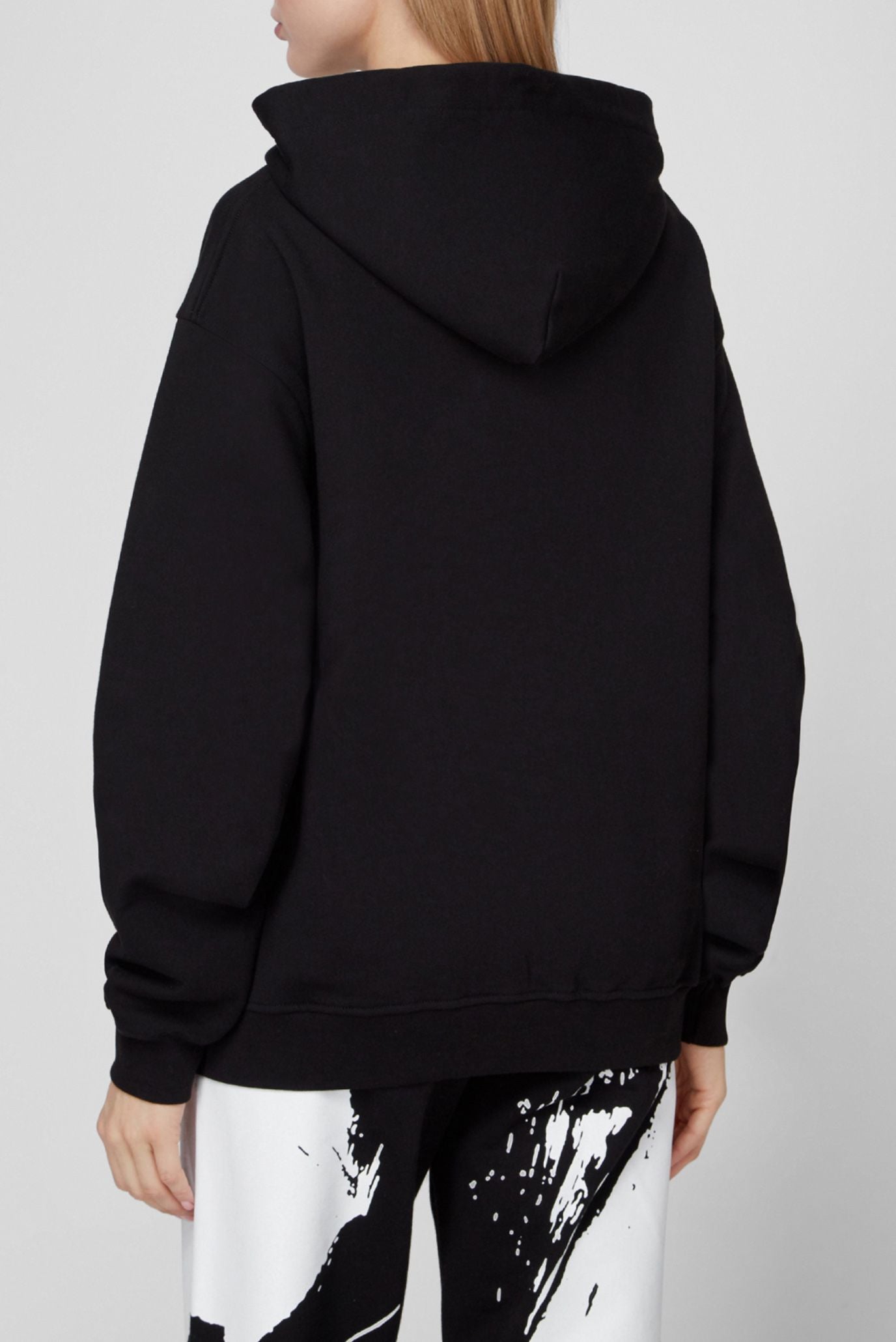 Comme Des Fuckdown Black Cotton Women Sweater