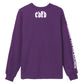 Comme Des Fuckdown Purple Cotton Women Sweater