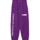 Comme Des Fuckdown Purple Cotton Women Sweatpant