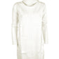 Yes Zee White Acrylic Women Dress