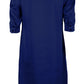 Yes Zee Elegant Dark Blue Dress with Signature Logo