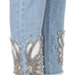 Yes Zee Chic Light Blue Denim with Shimmer Detail