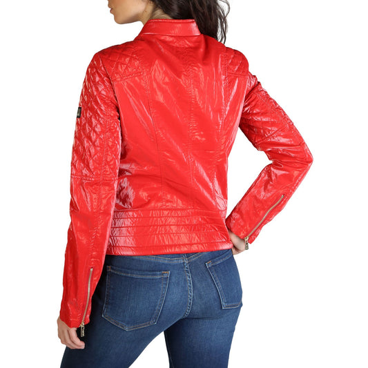 Yes Zee Red Polyester Women Jacket