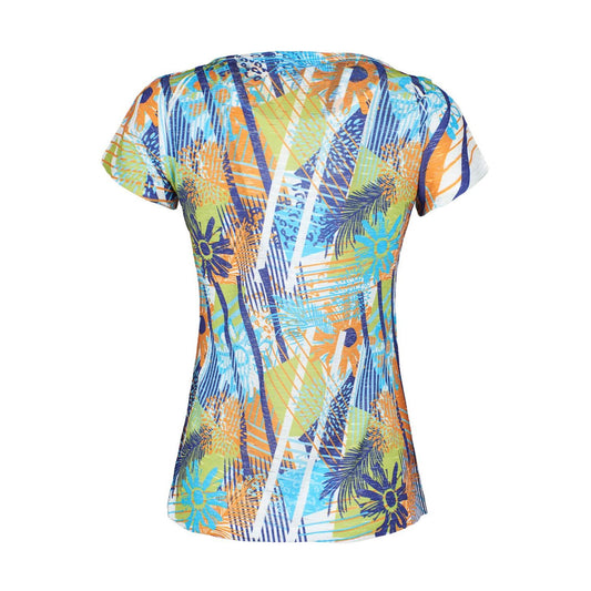 Yes Zee Multicolor Polyester Women T-Shirt