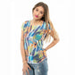 Yes Zee Multicolor Polyester Women T-Shirt