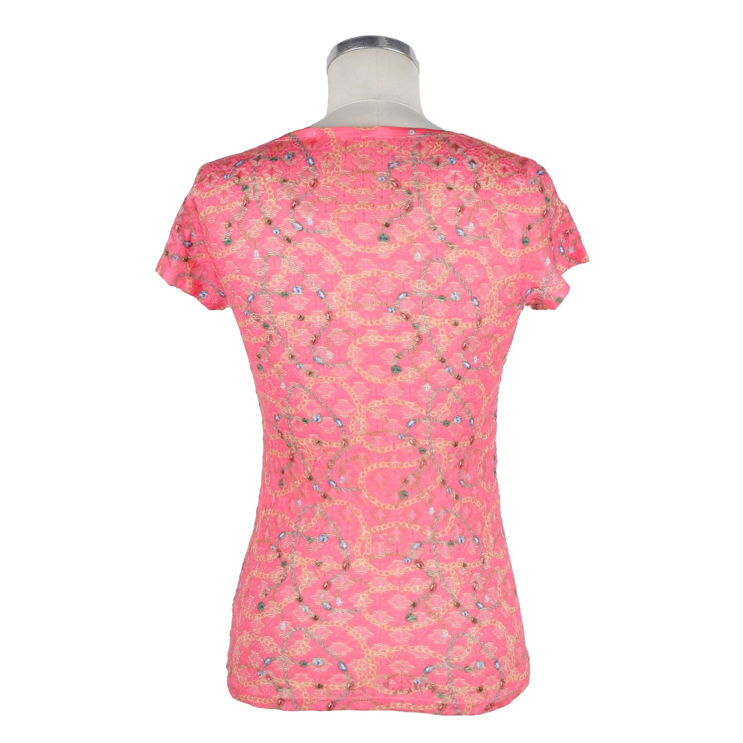 Yes Zee Pink Polyester Women T-Shirt