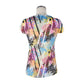 Yes Zee Vibrant Printed Women's Polyester Tee