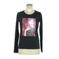 Yes Zee Sleek Black Long Sleeve Crew Neck Tee for Women