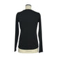 Yes Zee Sleek Black Long Sleeve Crew Neck Tee for Women