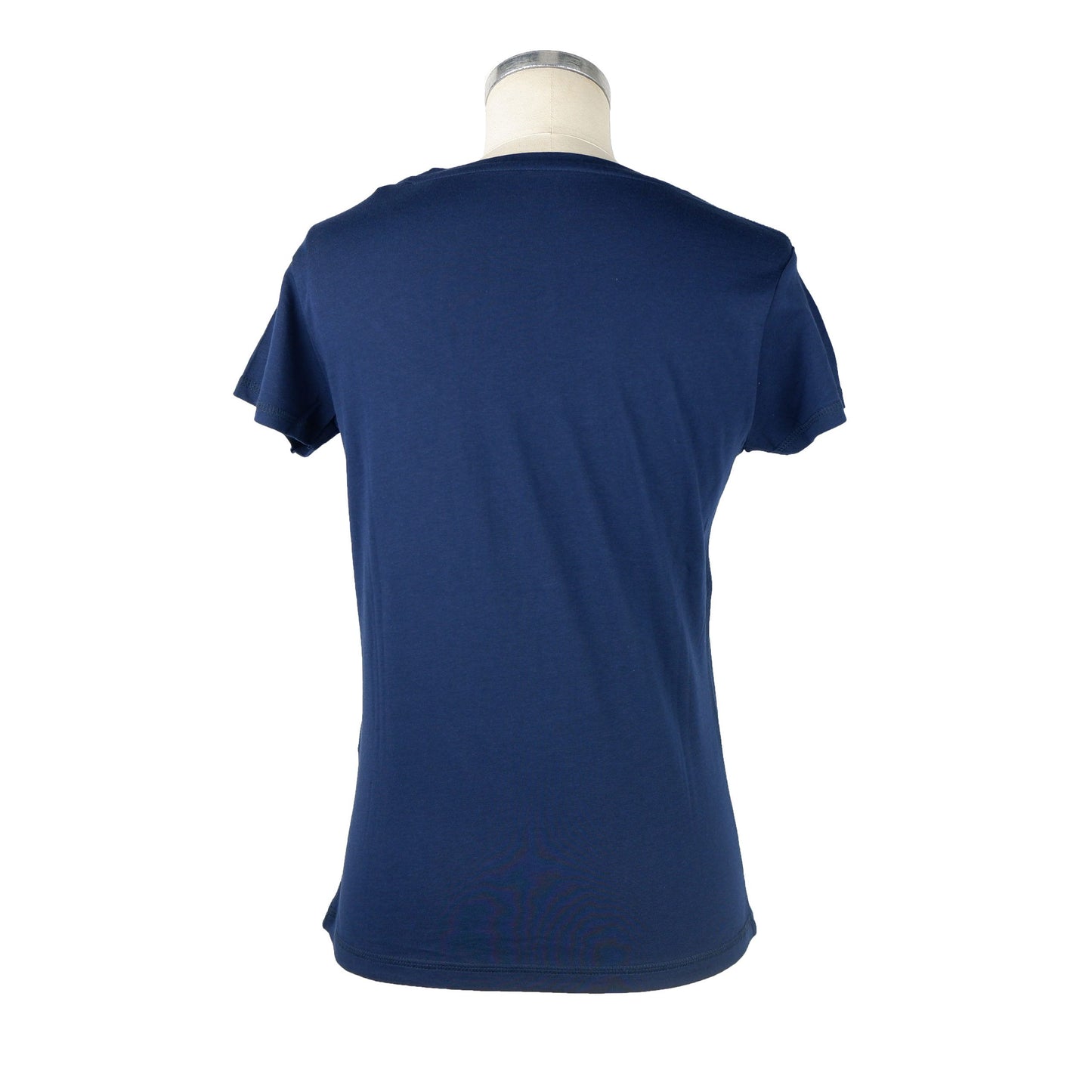 Fred Mello Blue Cotton Women T-Shirt