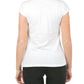 Yes Zee White Cotton Women T-Shirt