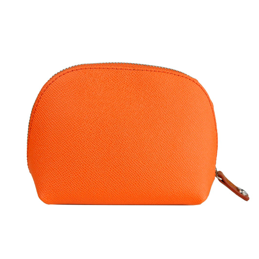 La Martina Orange Leather Women Clutch