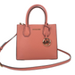 Michael Kors Mercer Medium Sherbet Pebble Leather Messenger Crossbody Bag Purse