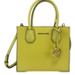 Michael Kors Mercer Medium Sunshine Leather Messenger Crossbody Handbag Purse