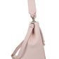 MCM Aren Medium Visetos Powder Pink Leather Hobo Shoulder Crossbody Handbag