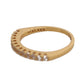 Nialaya Gleaming CZ Crystal Gold-Plated Ring