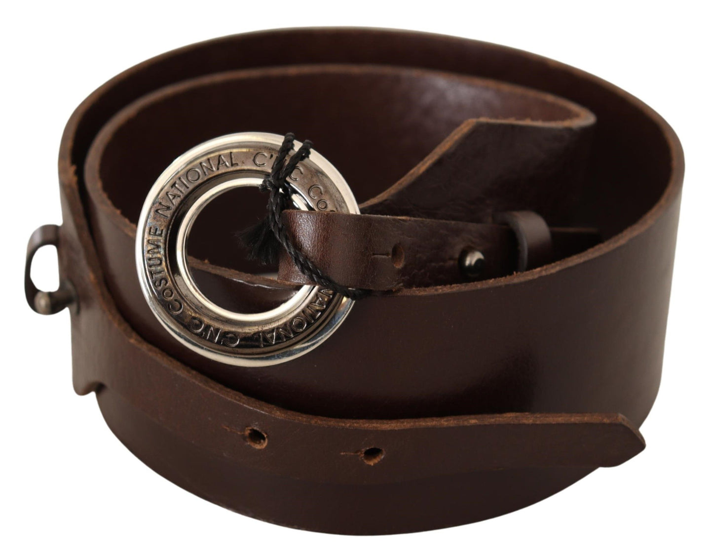 Costume National Elegant Brown Leather Fashion Belt