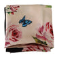 Dolce & Gabbana Elegant Floral Cashmere Silk Scarf