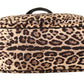 Dolce & Gabbana Elegant Leopard Print Baby Changing Bag