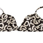 Dolce & Gabbana Elegant Logo Mania Cotton Bra