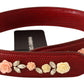 Dolce & Gabbana Exotic Leather Red Shoulder Bag Strap