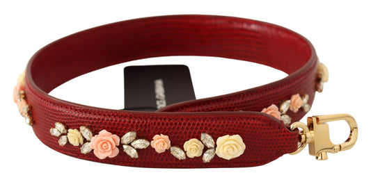 Dolce & Gabbana Exotic Leather Red Shoulder Bag Strap