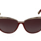 Dolce & Gabbana Chic Silver Maroon Sunglasses for Her