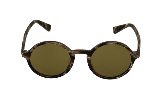 Dolce & Gabbana Chic Multicolor Round Frame Sunglasses