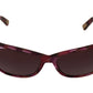 Dolce & Gabbana Elegant Purple Cat-Eye Sunglasses