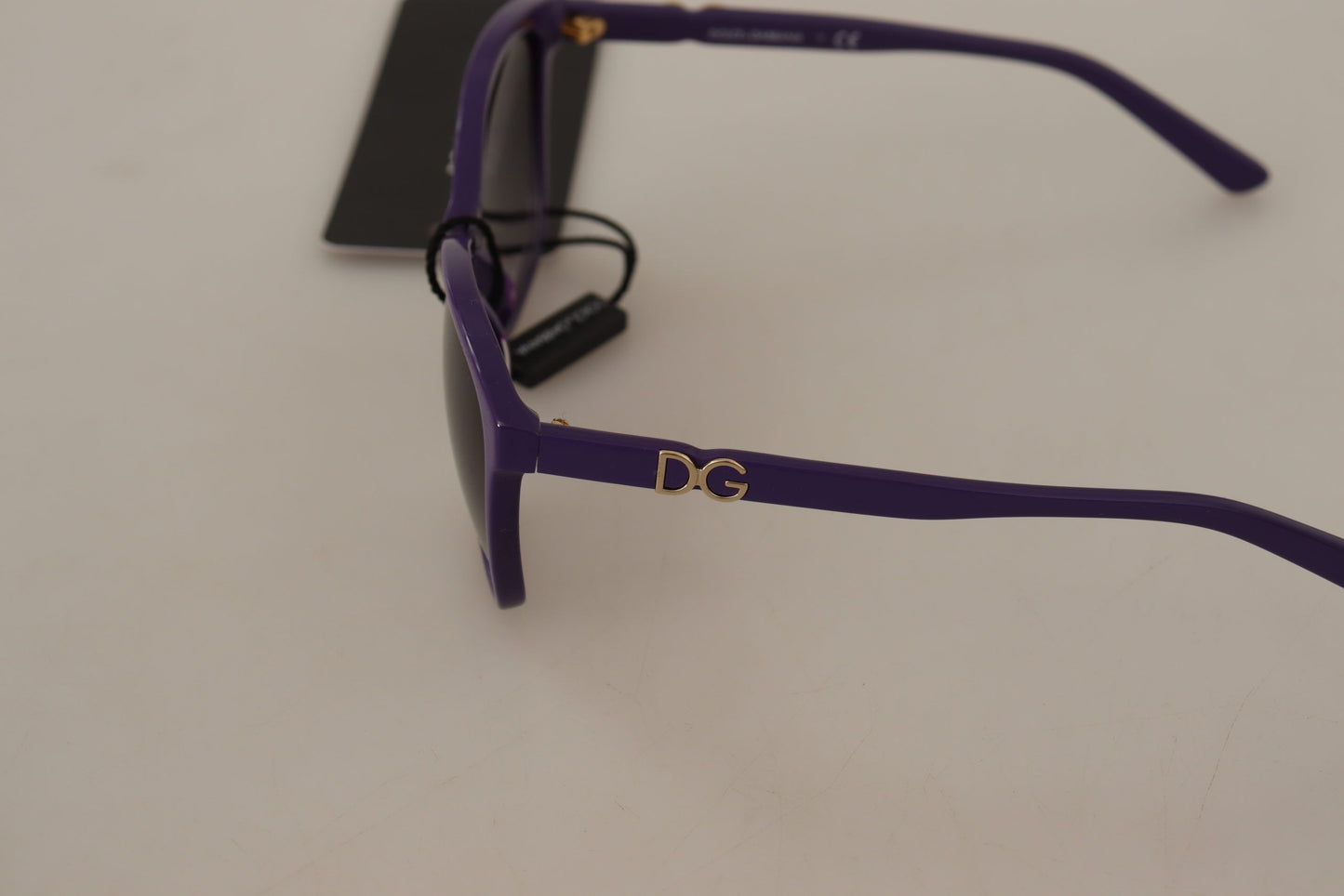 Dolce & Gabbana Elegant Purple Frame Black Lens Shades