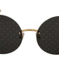 Dolce & Gabbana Elegant Gold-Toned Metal Sunglasses