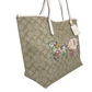 COACH (CA607) Large Khaki Horse Carriage Graphic Signature City Tote Handbag