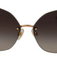 Dolce & Gabbana Elegant Gold-Tinted UV Protection Sunglasses