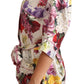 Dolce & Gabbana Elegant Silk Floral Pajama-Style Blouse