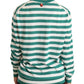 Dolce & Gabbana Elegant Striped Cashmere-Silk Sweater